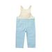 LBECLEY Toddler Boys Girls Denim Patchwork Color Suspenders Sleeveless Romper Jumpsuit with Pocket Baby Bodysuit Pack Blue Size 80 Blue Size 80
