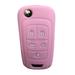 Rpkey Silicone Keyless Entry Remote Control Key Fob Cover Case protector Replacement Fit For Buick Encore LaCrosse Regal Veranoï¼ˆPinkï¼‰OHT01060512 5461A-01060512