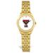 Women's Gold Texas Tech Red Raiders Rolled Link Bracelet Wristwatch