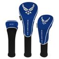 WinCraft Air Force Three-Pack Contour Golf Club Head Covers