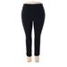 NY&C Casual Pants - Mid/Reg Rise: Black Bottoms - Women's Size 2X-Large