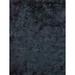 Black 96 x 60 x 2 in Area Rug - EXQUISITE RUGS Rectangle Sumo Shag Solid Color Handmade Microfiber/Area Rug in / | 96 H x 60 W x 2 D in | Wayfair