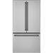 Café 36" Counter Depth French Door 23.1 cu. ft. Refrigerator, Stainless Steel in Gray/Black | Wayfair CWE23SP2MS1_CXLB3H3PMBT