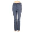 Express Jeans Jeggings - Low Rise Skinny Leg Denim: Blue Bottoms - Women's Size 00 - Sandwash