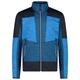 CMP - Jacket Melange Grid Tech - Fleecejacke Gr 50 blau