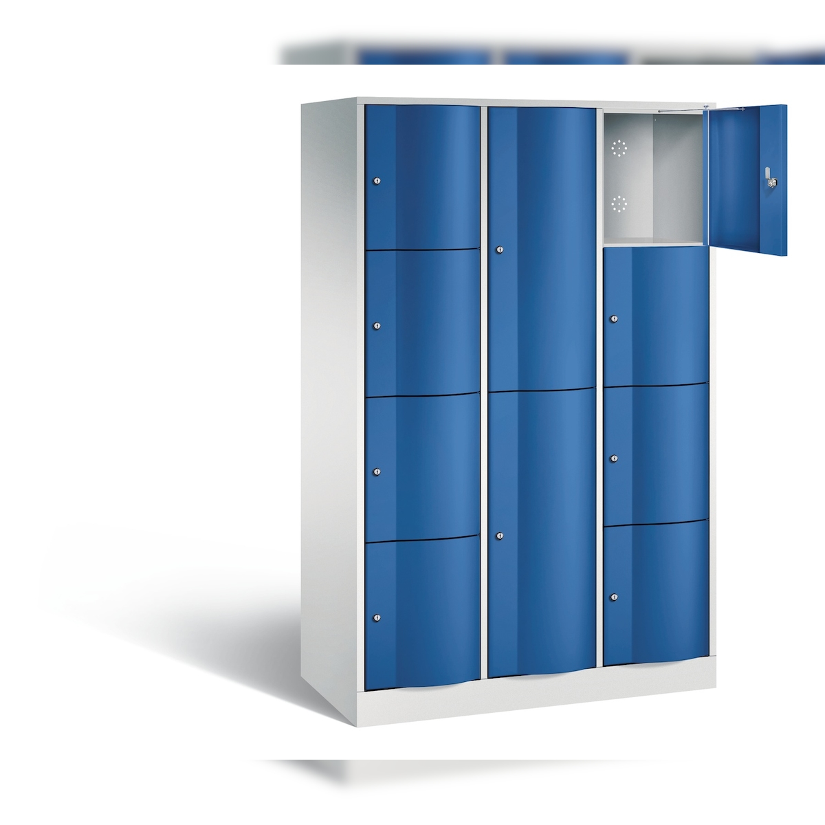 C+P Kombi-Schließfachschrank Resisto, H1950xB1148xT540mm Image