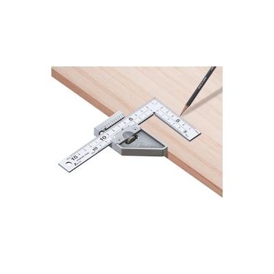 12512 Shinwa Zimmermannswinkel 150x75mm - by FAMEX - Präzisionswerkzeug mit Stopper Image