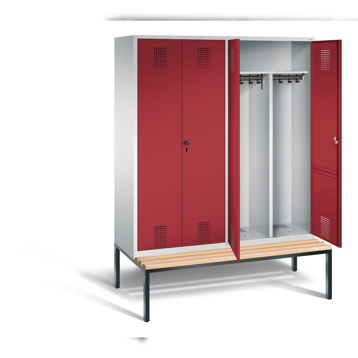 C+P Schwarz-Weiss-Spind Evolo, H2090xB1590xT815mm Image