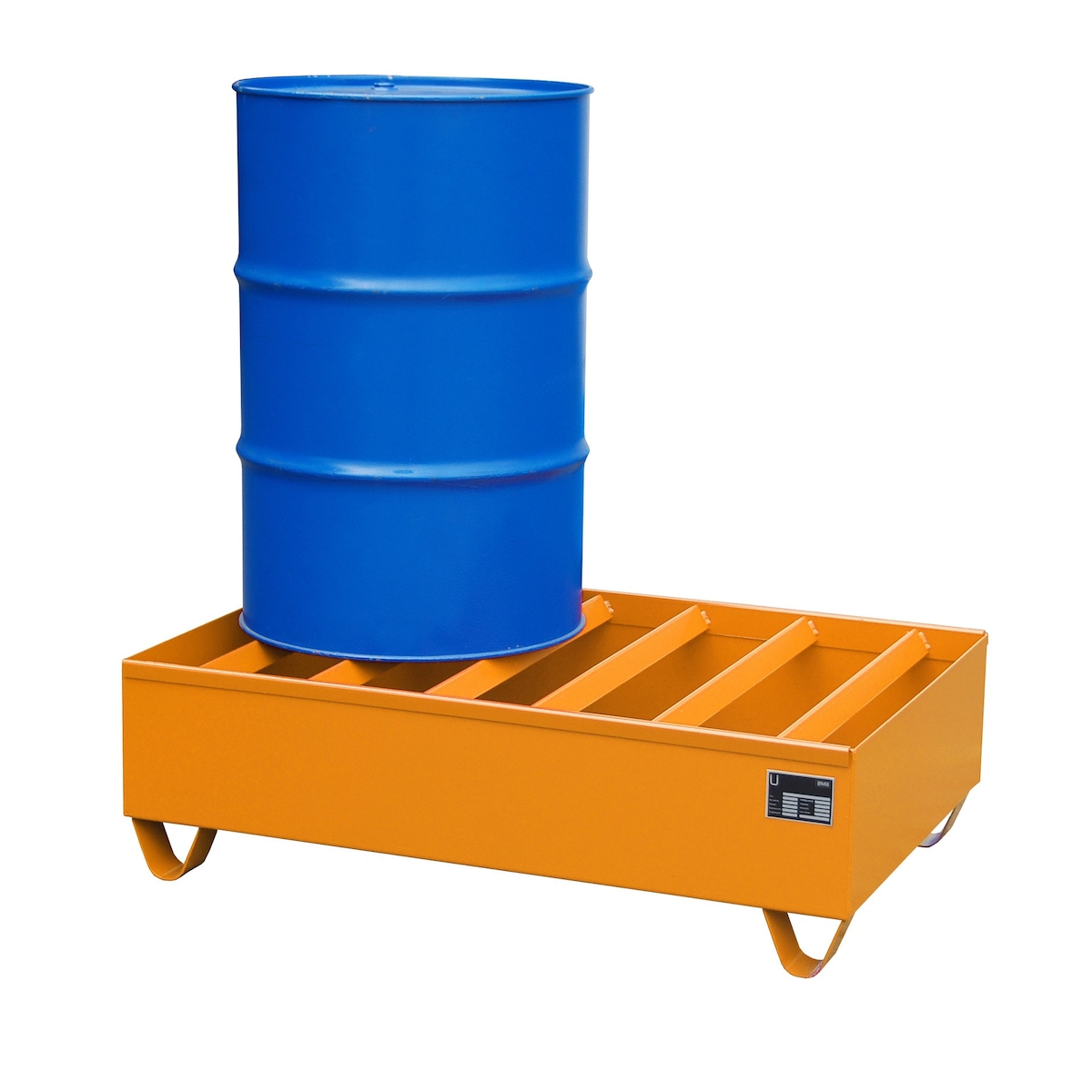 Profilwanne Auffangwanne 2 lackiert RAL2000 Gelborange Umwelt Lagertechnik Image