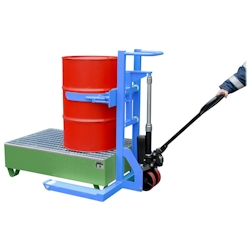 Fassheberoller Geräte FHR 600 K lackiert RAL5012 Lichtblau Stapler Anbaugerät Image