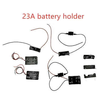 12V 23A Batterie Halter mit WireLead Akku Fall Lagerung Box 12V 23A Batterie Halter 12V batterie box