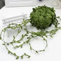 20 Meter Flowers Garland Leaves Vine Green Artificial Leaf Multi Purpose Silk Cloth Handmade DIY