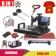 Cheap 30*38CM 8 in 1 Combo Heat press Machine Sublimation Printer 2D Heat Transfer Machine for Cap