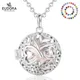 Eudora 20mm Harmony Ball Pendant Necklace Heart Round Locket Cage fit 20/18mm Musical Sound Chime
