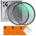 K&F Concept 1/4&1/8 Black Mist Diffusion Filter Kits Multi Coated DSLR Camera Lens Filter Set 49mm