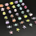 20 Pcs Transparent Color Heart Acrylic Beads Star Shape Beads Charms Bracelet Necklace Beads for