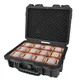 Boîte à outils étanche 12 fentes valise de montre boîte de rangement présentoir de bijoux étui
