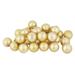 60ct Matte Champagne Gold Shatterproof Christmas Ball Ornaments 2.5" (60mm)