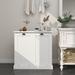 Two-Compartment Tilt-Out Laundry Sorter Cabinet