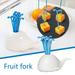 DYTTDG School Supplies Cute Cute Fruit Fork Set Fruit Sign Dessert Fork Cake Fork Chef Knife Set