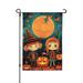 XMXY Scarecrow Girl Halloween Garden Flags Double Sided Farmhouse Holiday Yard Outdoor Sign Decor Flag 12.5 x18 inch