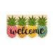 Colorful Pineapples Shaped Coir Door Mat