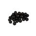 12ct Shiny Jet Black Shatterproof Christmas Ball Ornaments 4" (100mm)