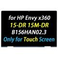 PEHDPVS 15.6 Replacement Screen for HP Envy x360 15-dr1070wm 15-dr1075cl 15-dr1679cl 15-dr1058ms 15-dr1072ms 1920X1080 30 Pins Display LCD Touch Screen Digitizer Assembly (Only for 30 Pins Screen)