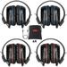 SIMOLIO 4 Pack of DVD Wireless Headphones in Car Kids Wireless Headphones for Universal Car Entertainment System Automotive IR Wireless Headphones Note Will Not Work on 2017+ GM s or Pacifica