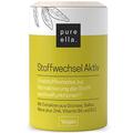 Pure Ella STOFFWECHSEL AKTIV - Bei Stoffwechselkur für Frau ab 50 - Grüntee, Salbei, Maca, Zink, Chrom, Kupfer, Vitamin B6, B12 & D3 - Natürlich, Vegan, Hochdosiert, Hormonfrei - 60 Kapseln