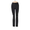 Madewell Jeans - High Rise Skinny Leg Denim: Gray Bottoms - Women's Size 24 - Sandwash