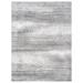 Gray/White 121 x 92 x 0.25 in Area Rug - Pasargad Rectangle Paris Shag Abstract Machine Woven Area Rug in Gray | 121 H x 92 W x 0.25 D in | Wayfair