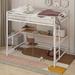 Mason & Marbles Shali Full Loft Bed Wood in White | 66 H x 56.1 W x 77.2 D in | Wayfair 5E3AB4D114D647C68EB4E8E740E81696