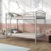 Harriet Bee Ichika Twin Over Twin Bunk Bed Metal | 61.6 H x 41.4 W x 77.5 D in | Wayfair 44A2569B22F34D758EE3DC371451F7D6