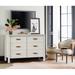 Latitude Run® Lyun 6 Drawer Dresser Wood in White | 26.5 H x 38 W x 15 D in | Wayfair 9A23F51B51D9407B855F9E49855D9D8B