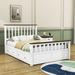 Red Barrel Studio® Broadview 2 Drawers Wood Platform Bed Wood in White | 43 H x 58 W x 82 D in | Wayfair 74ABAFF7D871475F8F93A3A9BFB153DF