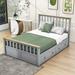 Red Barrel Studio® Orrum Wood Platform Bed w/ Two Drawers Metal in White | 43 H x 58 W x 82 D in | Wayfair 85DCF1EA42C5463598D241673D30B97B