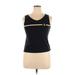 Lily's of Beverly Hills Active T-Shirt: Black Activewear - Women's Size X-Large