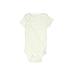 Gerber Short Sleeve Onesie: White Solid Bottoms - Size 0-3 Month