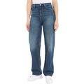 Tommy Hilfiger Damen Jeans Relaxed Straight High Waist, Blau (Sau), 33W / 28L