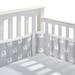 BreathableBaby Breathable Mesh Liner for Full-Size Cribs, Classic 3mm Mesh (Size 4FS Covers 3 or 4 Sides)