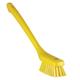 VIKAN 41856 1 73/100 in W Scrub Brush, Stiff, 12 in L Handle, 4 33/100 in L
