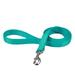 Coastal Pet Double-Ply Dog Leash - Bolt Snap Attachment to Collars and Harnesses - Nylon Dog Walking Leash for Small - Medium and Large Dogs - Teal - 1 x 6