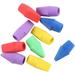 10/30/50Pcs Pencil Top Eraser Cap Pencil Top Erasers Cap Eraser Toppers Erasers Assorted Color Cap for Teachers Sudents Home and Office(50pcs)