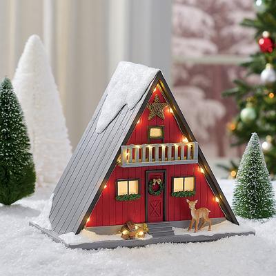 Christmas Collectible House, A-Frame - Grandin Road