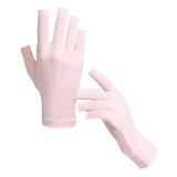 Gloves for Gel Nail Lamp Protective Gloves for Gloves Nail Skin Care Fingerless Gloves to Hands Home Outdoor Use