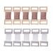 TRINGKY 10 Pcs Bandage Wrap Stretch Metal Clips Fixation Clamps Hooks First Aid Kit For Sport White/Coffee Replacement Elastic