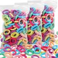 Baby Hair Ties YGDZ 300pcs Elastic Toddler Hair Ties for Little Girls Kids Small Mini Hair Bands Soft Ponytail Holders Hair Accessories Multicolor