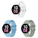 EIHAIHIS (1Pack3Pack) 20mm No Gaps Silicone Sport Bands for Galaxy Watch 5 40/44mm Watch 5 Pro 45mm Samsung Galaxy Watch 4 40/44mm Classic 42/46mm Samsung Galaxy Active 2/3 Elastic Quick Release Strap