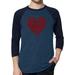 Love Yourself - Men s Raglan Baseball Word Art T-Shirt